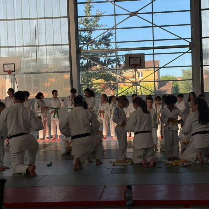 Fête du club et remise des ceintures